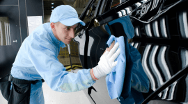 Полностью автоматизированный процесс окраски автомобилей в Китае